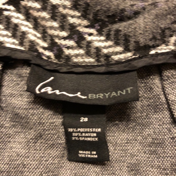 LANE BRYANT Skirt PLUS 28 4X Gray, black, white - Picture 3 of 3